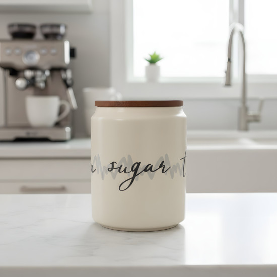 Porcelain Spice Jar Set - 3 Pcs